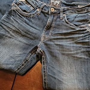 Salvage buckle mens jeans